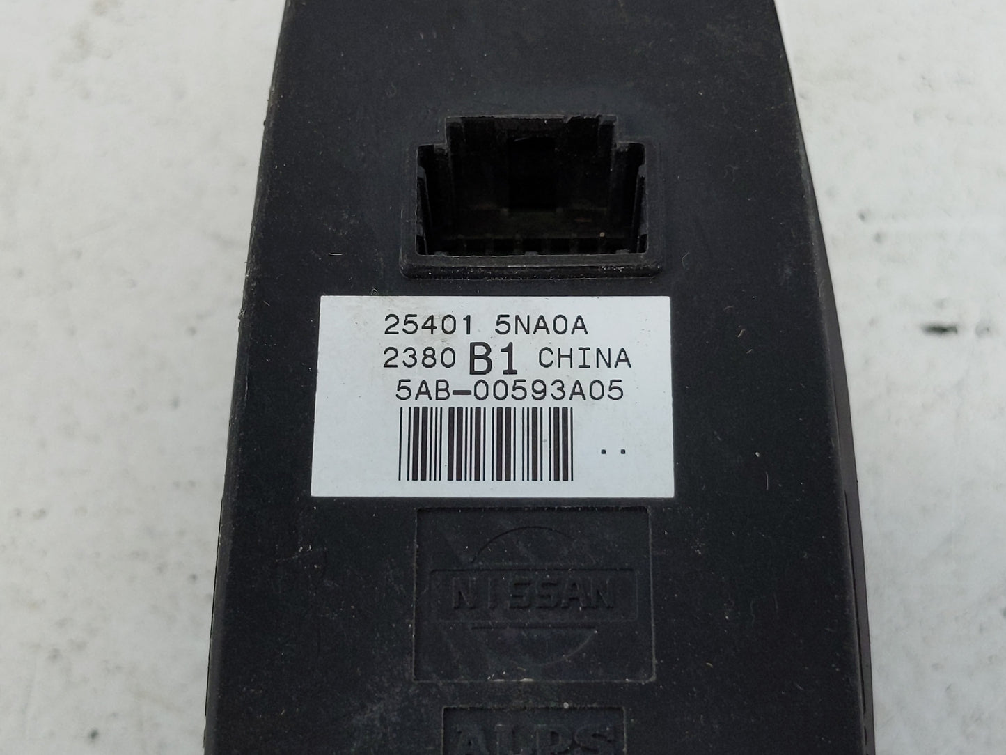 2019-2020 Infiniti Qx50 Master Power Window Switch Replacement Driver Side Left Fits Fits 2019 2020 OEM Used Auto Parts - Oe