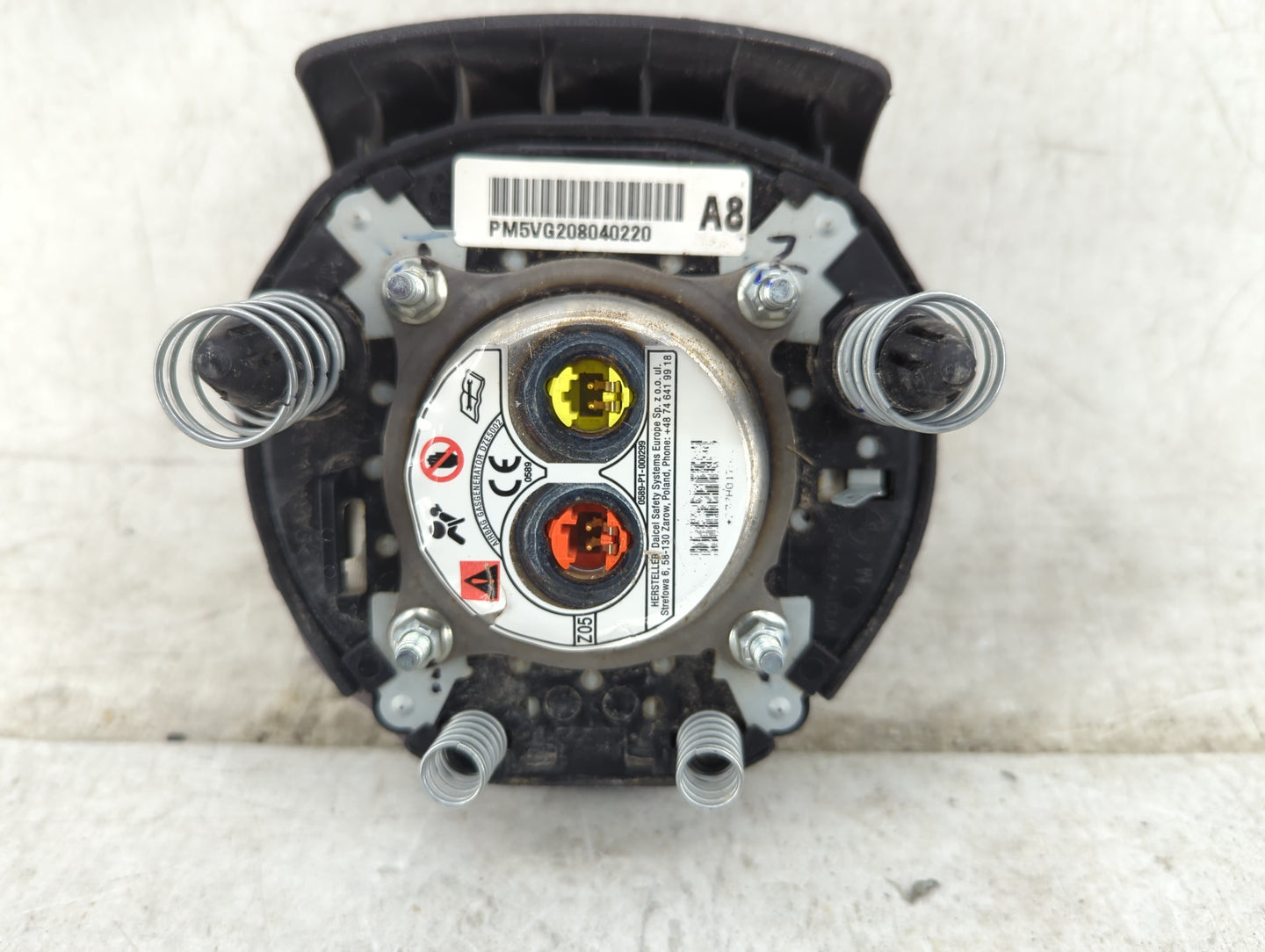 2021 Infiniti Qx50 Air Bag Driver Left Steering Wheel Mounted Black - Oemusedautoparts1.com