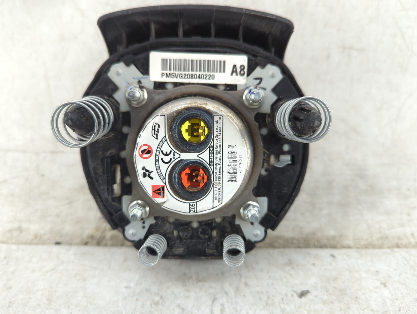 2021 Infiniti Qx50 Air Bag Driver Left Steering Wheel Mounted Black - Oemusedautoparts1.com