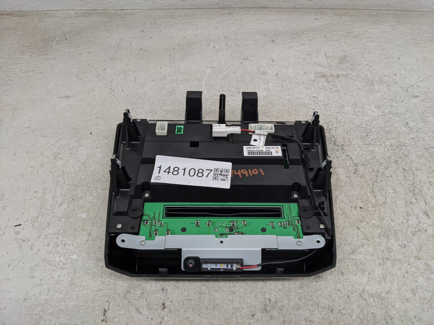 2019-2020 Infiniti Qx50 Climate Control Module Temperature AC/Heater Replacement P/N:253915NY1A Fits Fits 2019 2020 OEM Used
