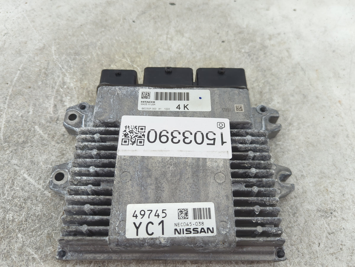 2021 Infiniti Qx50 PCM Engine Control Computer ECU ECM PCU OEM P/N:BED50F-300 NEC045-038 Fits OEM Used Auto Parts - Oemuseda