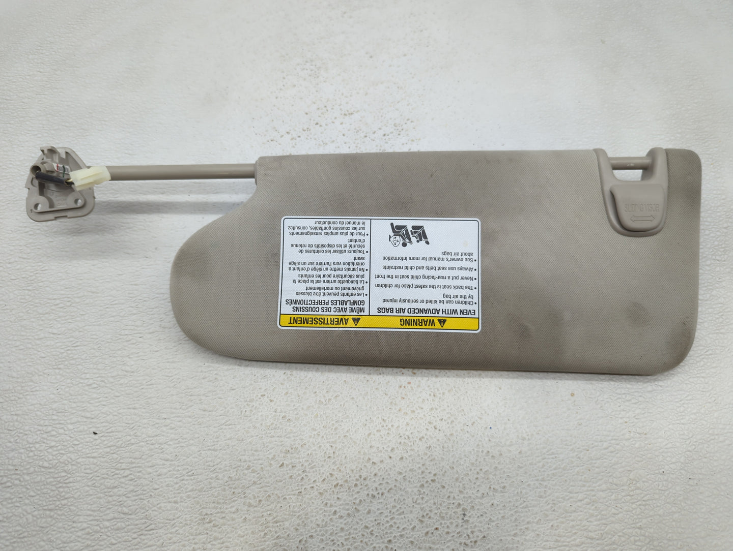 2021 Infiniti Qx50 Sun Visor Shade Replacement Passenger Right Mirror Fits OEM Used Auto Parts - Oemusedautoparts1.com