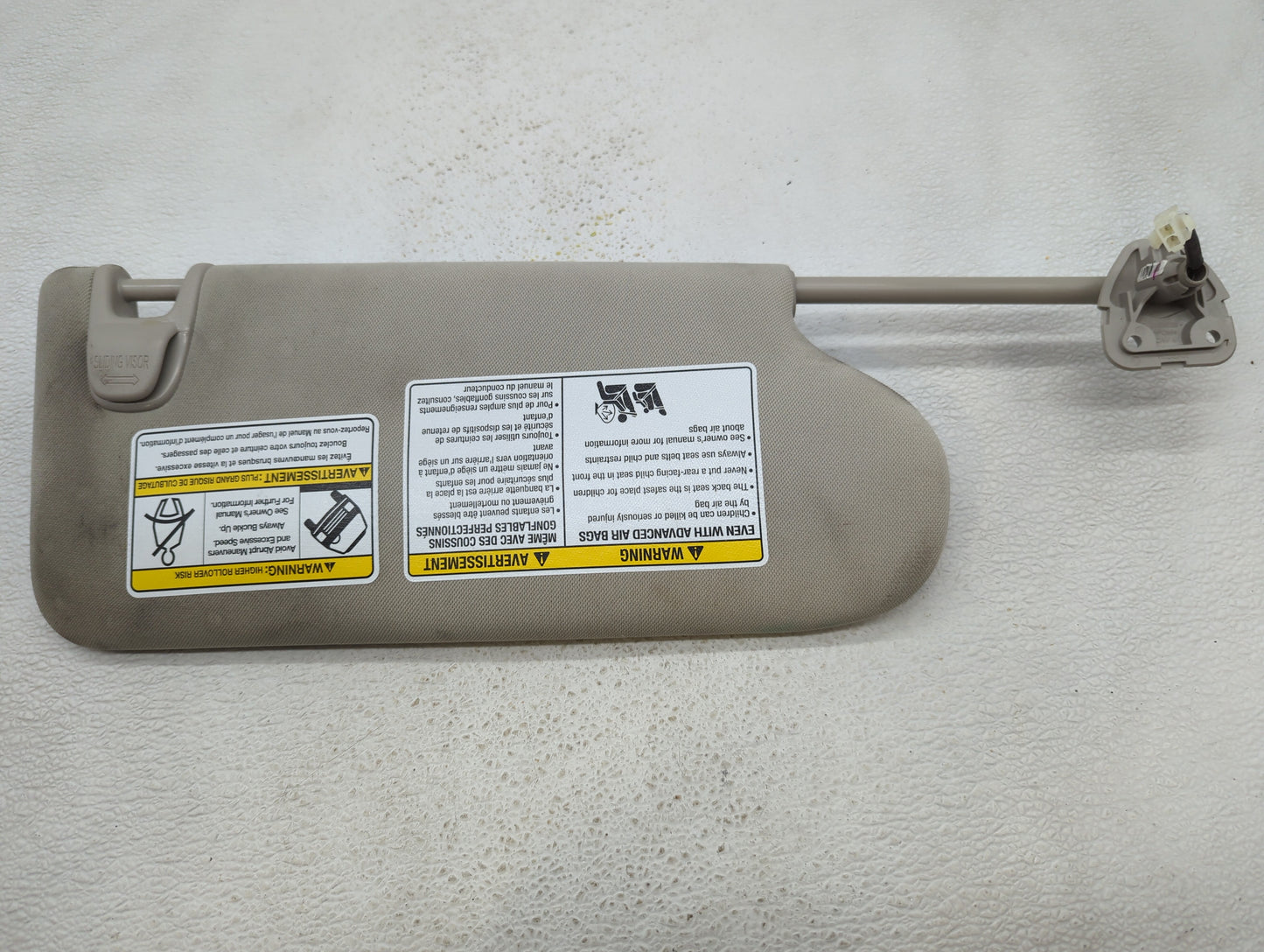 2021 Infiniti Qx50 Sun Visor Shade Replacement Driver Left Mirror Fits OEM Used Auto Parts - Oemusedautoparts1.com