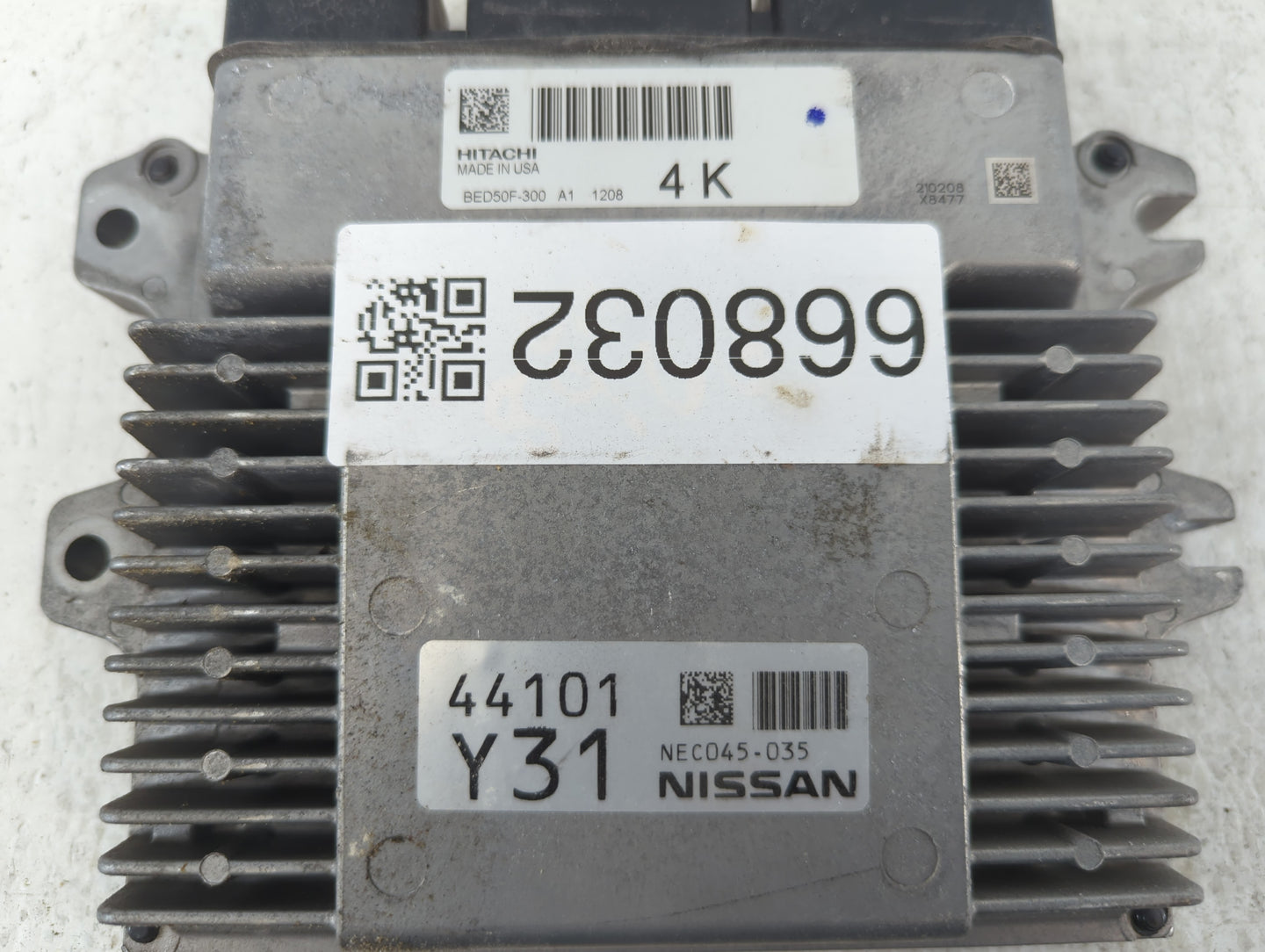 2021 Infiniti Qx50 PCM Engine Control Computer ECU ECM PCU OEM P/N:44101 Y31 NEC045-035 Fits OEM Used Auto Parts - Oemusedau