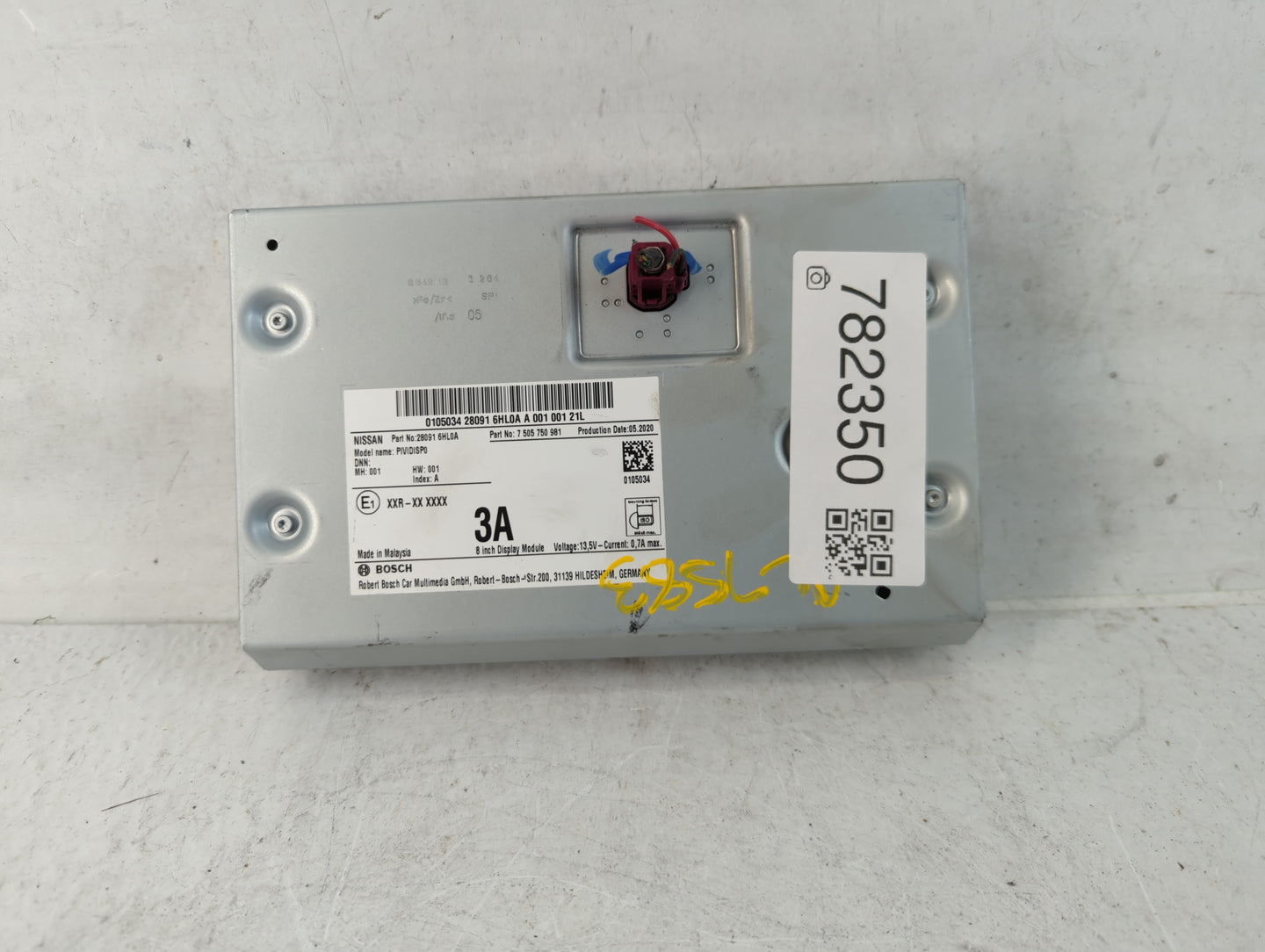 2021 Infiniti Qx50 Information Display Screen - Oemusedautoparts1.com