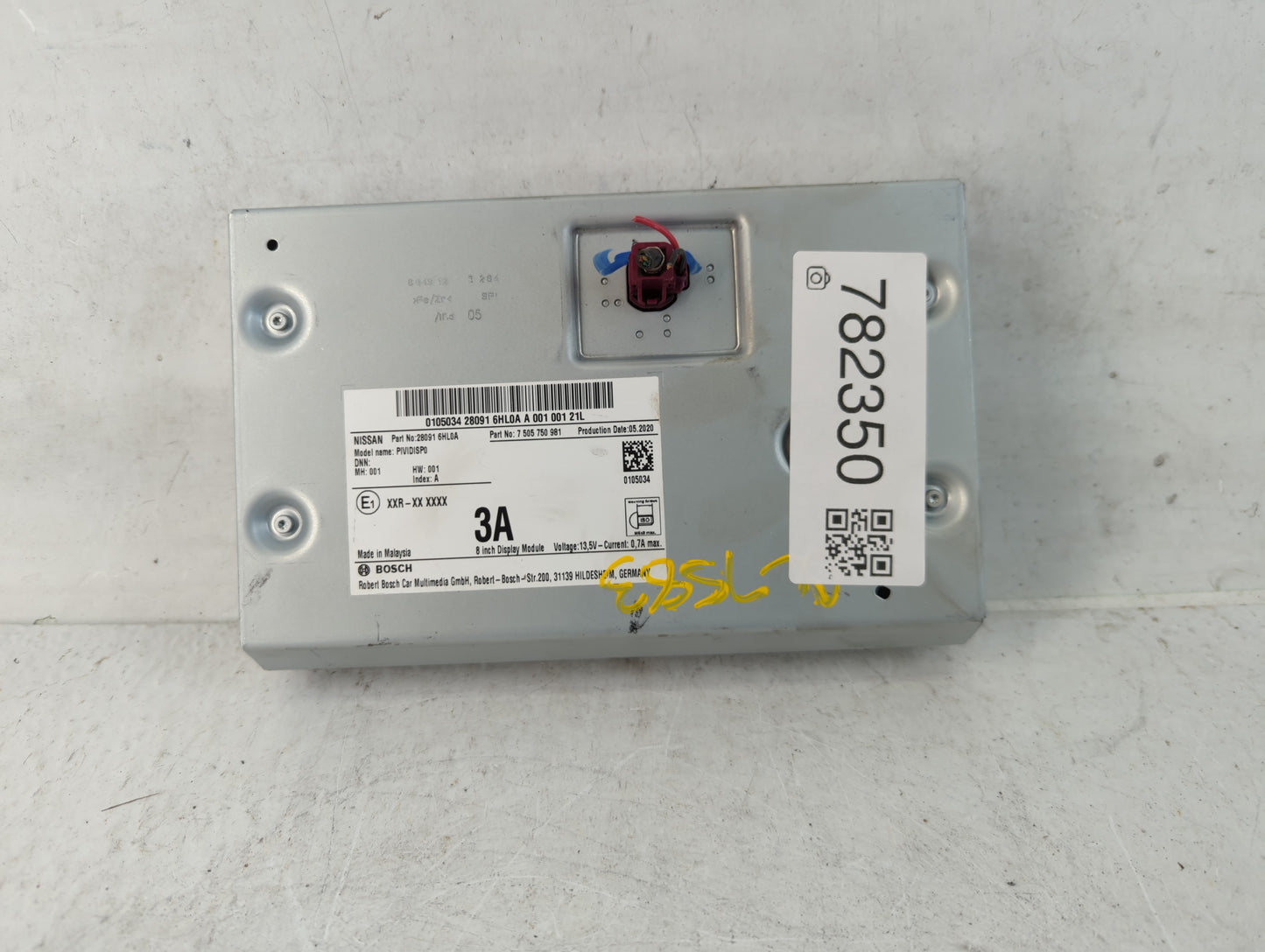 2021 Infiniti Qx50 Information Display Screen - Oemusedautoparts1.com