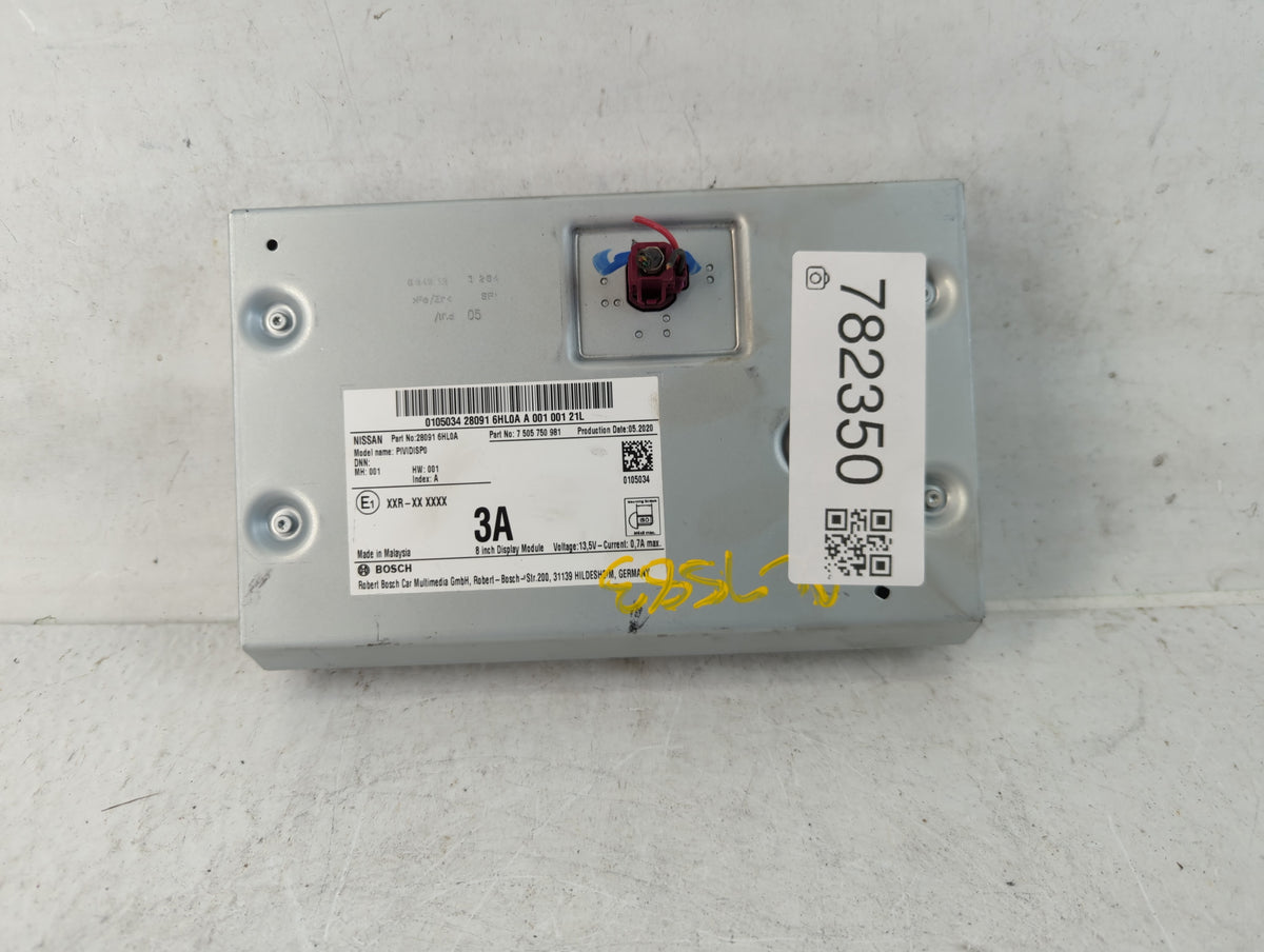 2021 Infiniti Qx50 Information Radio Display Screen - Oemusedautoparts1.com