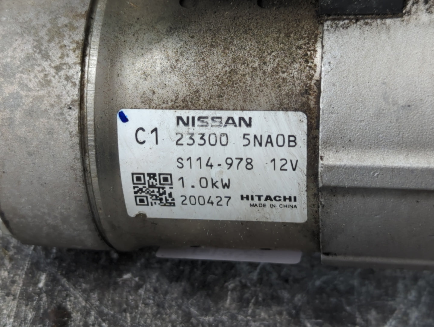 2019-2020 Infiniti Qx50 Car Starter Motor Solenoid OEM P/N:23300 5NA0B Fits Fits 2019 2020 2021 2022 OEM Used Auto Parts - O