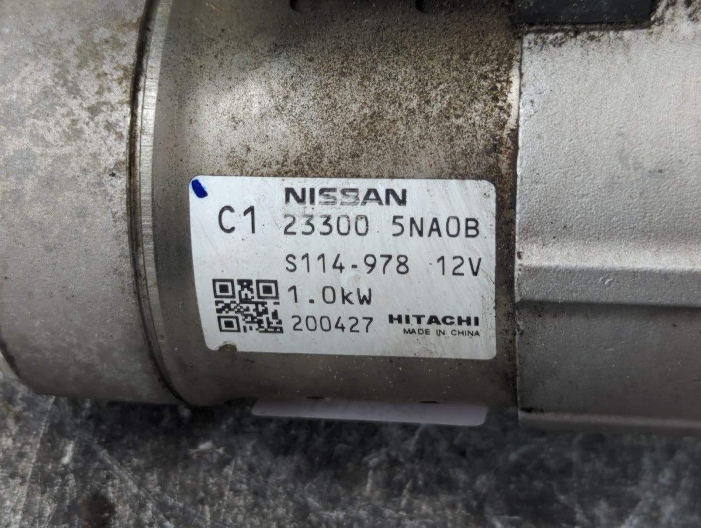2019-2020 Infiniti Qx50 Car Starter Motor Solenoid OEM P/N:23300 5NA0B Fits Fits 2019 2020 2021 2022 OEM Used Auto Parts - O