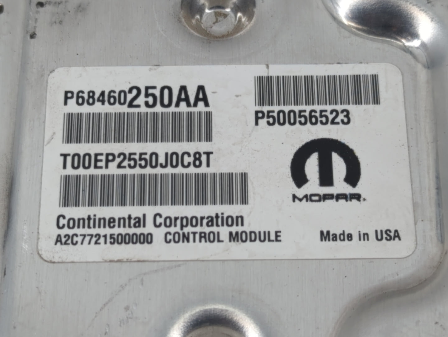 2021 Jeep Cherokee PCM Engine Control Computer ECU ECM PCU OEM P/N:P68460250AA Fits OEM Used Auto Parts - Oemusedautoparts1.