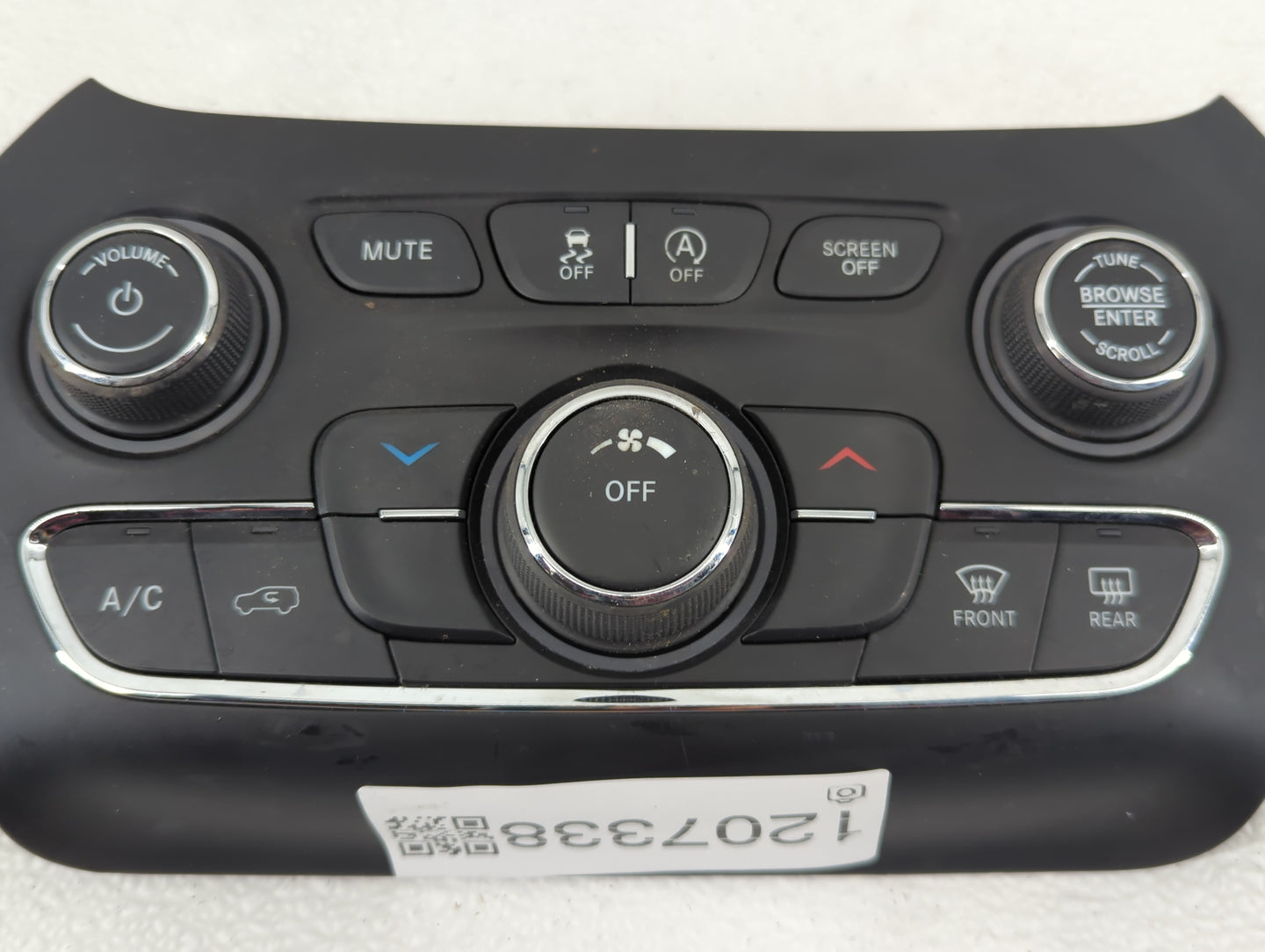 2019-2022 Jeep Cherokee Climate Control Module Temperature AC/Heater Replacement P/N:68285938AF Fits Fits 2019 2020 2021 202