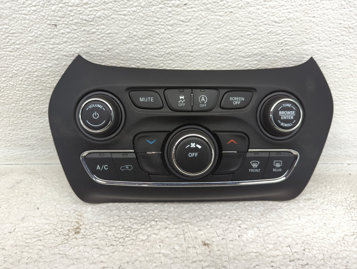 2019-2022 Jeep Cherokee Climate Control Module Temperature AC/Heater Replacement P/N:68285938AB 68285938AF Fits OEM Used Aut