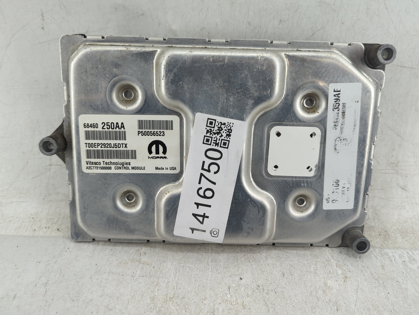 2021 Jeep Cherokee PCM Engine Control Computer ECU ECM PCU OEM P/N:P68492358AE P50056523, 68460250AA Fits OEM Used Auto Part
