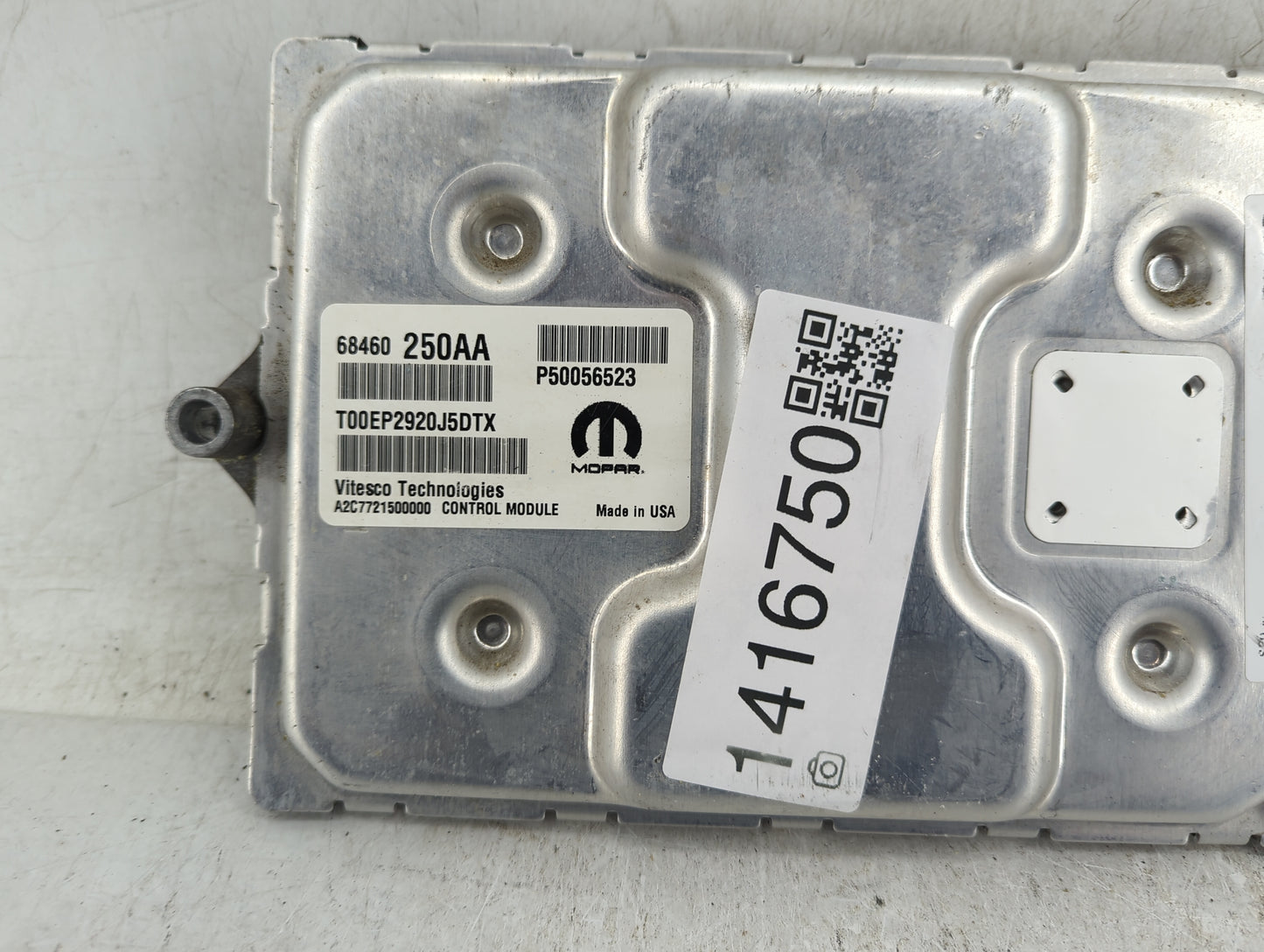 2021 Jeep Cherokee PCM Engine Control Computer ECU ECM PCU OEM P/N:P68492358AE P50056523, 68460250AA Fits OEM Used Auto Part