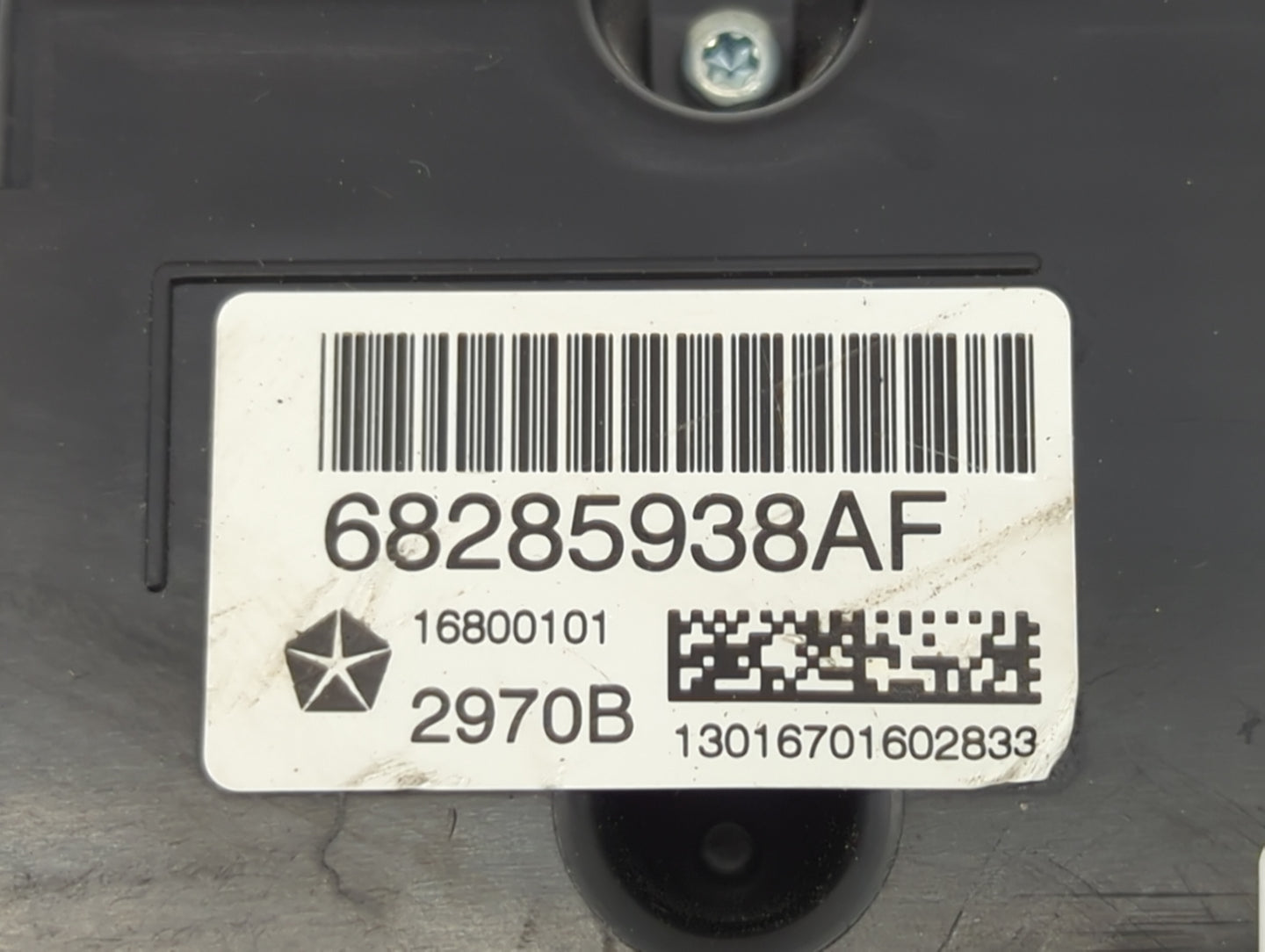 2019-2022 Jeep Cherokee Climate Control Module Temperature AC/Heater Replacement P/N:6828598AF Fits Fits 2019 2020 2021 2022