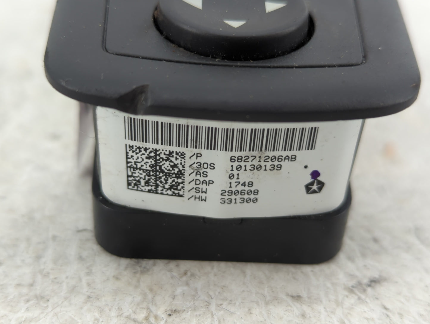 2015-2022 Jeep Cherokee Master Power Window Switch Replacement Driver Side Left P/N:68271206AB Fits OEM Used Auto Parts - Oe