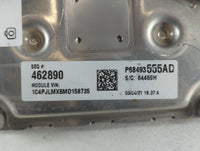 2020-2021 Jeep Cherokee PCM Engine Control Computer ECU ECM PCU OEM P/N:P68493555AD Fits Fits 2020 2021 OEM Used Auto Parts 