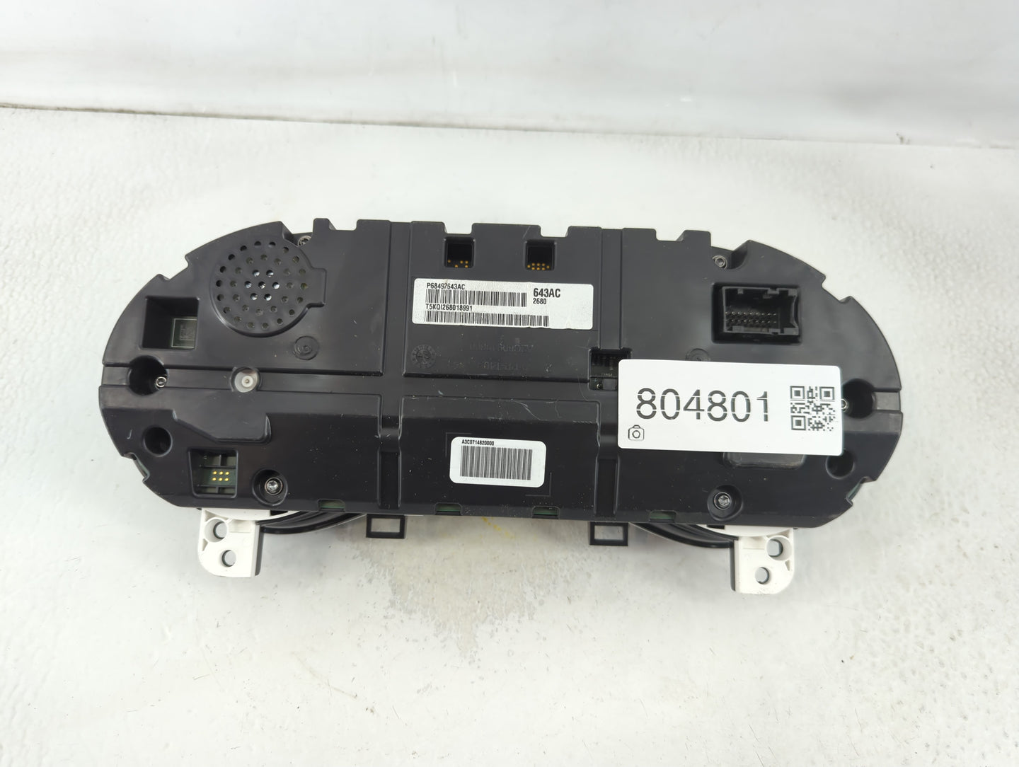 2021 Jeep Cherokee Instrument Cluster Speedometer Gauges P/N:P68497643AC Fits OEM Used Auto Parts - Oemusedautoparts1.com