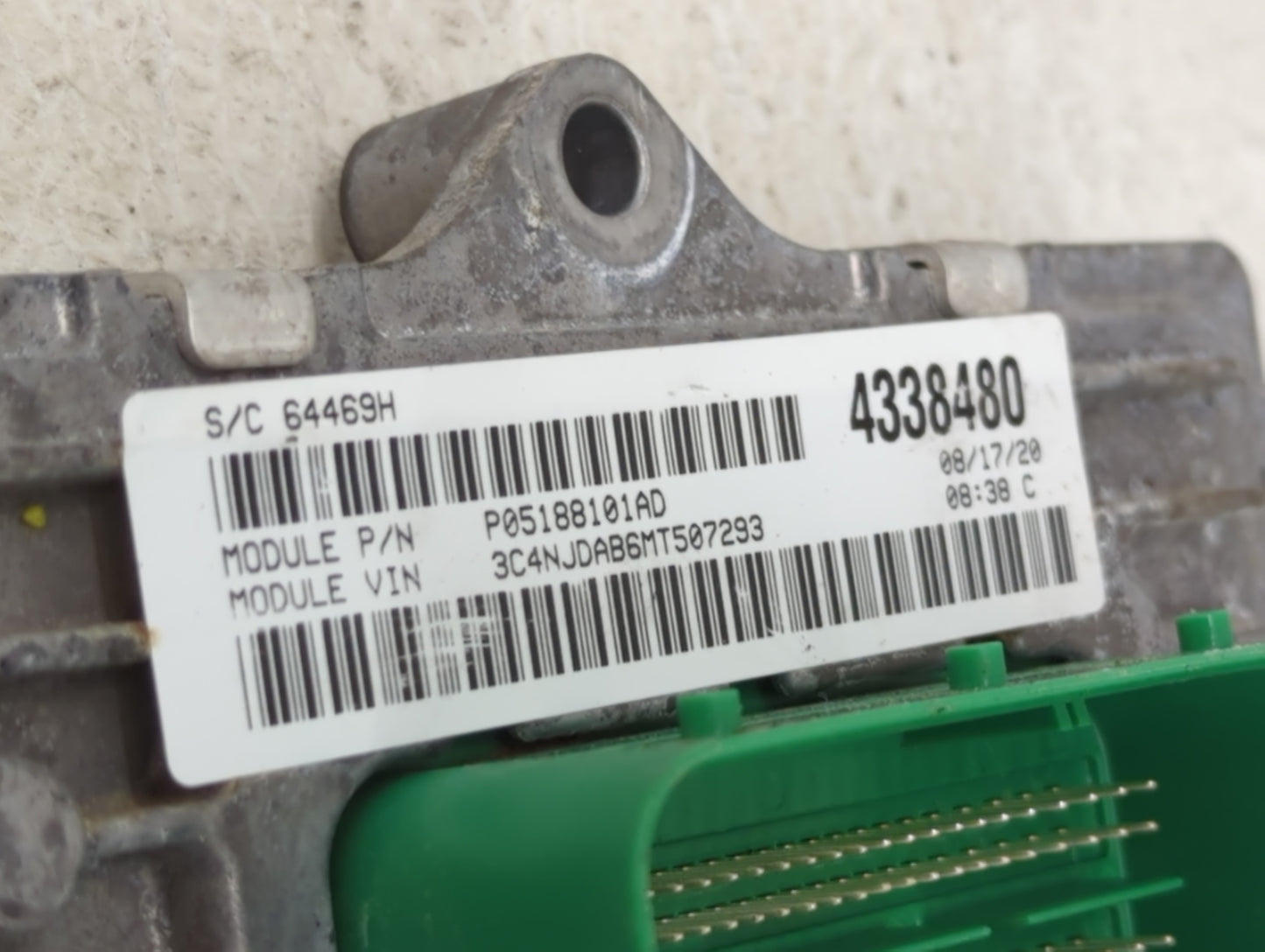 2021 Jeep Compass PCM Engine Control Computer ECU ECM PCU OEM P/N:P68342095AA P50053906, T00EP2060ITBH0, P05188101AD Fits OE