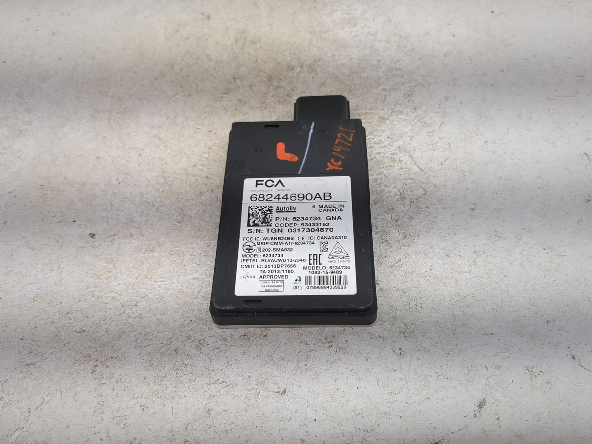 2021 Jeep Compass Driver Assist Control Module 1502987 - Oemusedautoparts1.com