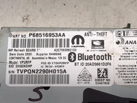 2021 Jeep Compass Radio AM FM Cd Player Receiver Replacement P/N:P68516953AA A2C7583882100, VP2RFP, Y7OVP2RFP, 7812H-VP2RFP 