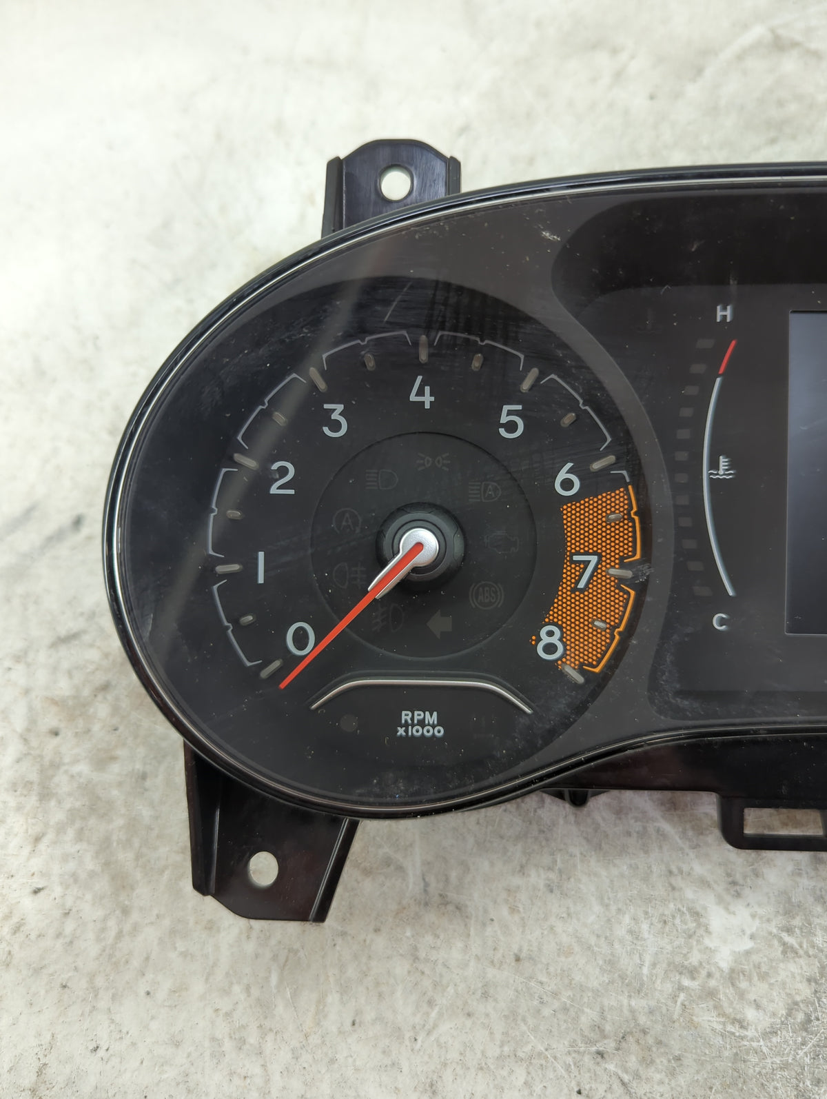 2021 Jeep Compass Instrument Cluster Speedometer Gauges P/N:5030193101O4 6RX38DX9AK Miles: Fits OEM Used Auto Parts - Oemuse