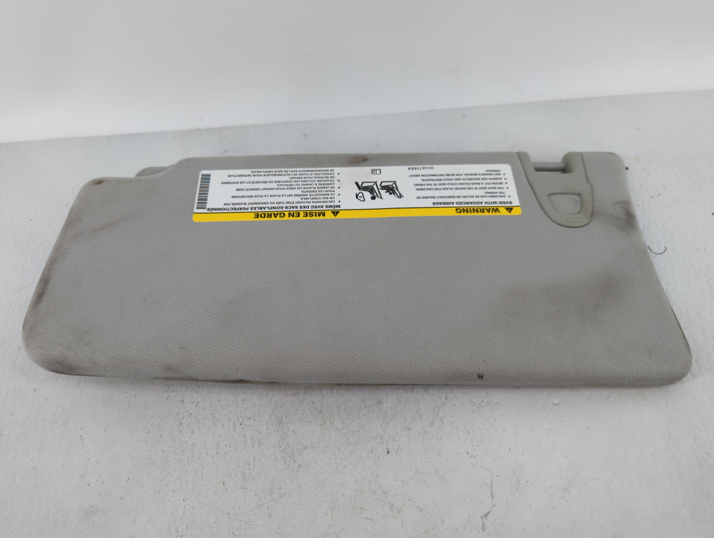 2021 Jeep Compass Sun Visor Shade Replacement Passenger Right Mirror Fits OEM Used Auto Parts - Oemusedautoparts1.com