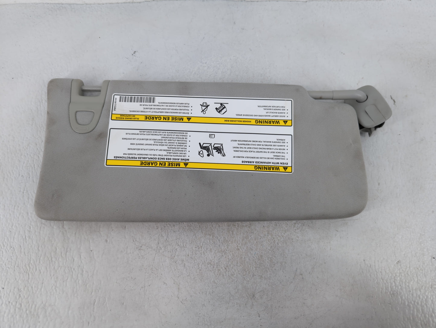 2021 Jeep Compass Sun Visor Shade Replacement Driver Left Mirror Fits OEM Used Auto Parts - Oemusedautoparts1.com