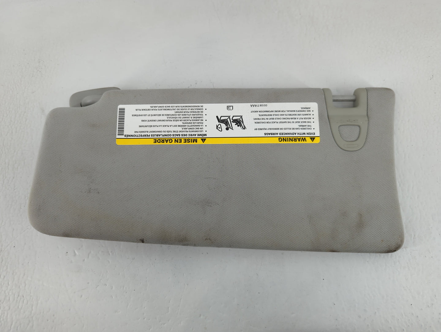 2021 Jeep Compass Sun Visor Shade Replacement Passenger Right Mirror Fits OEM Used Auto Parts - Oemusedautoparts1.com