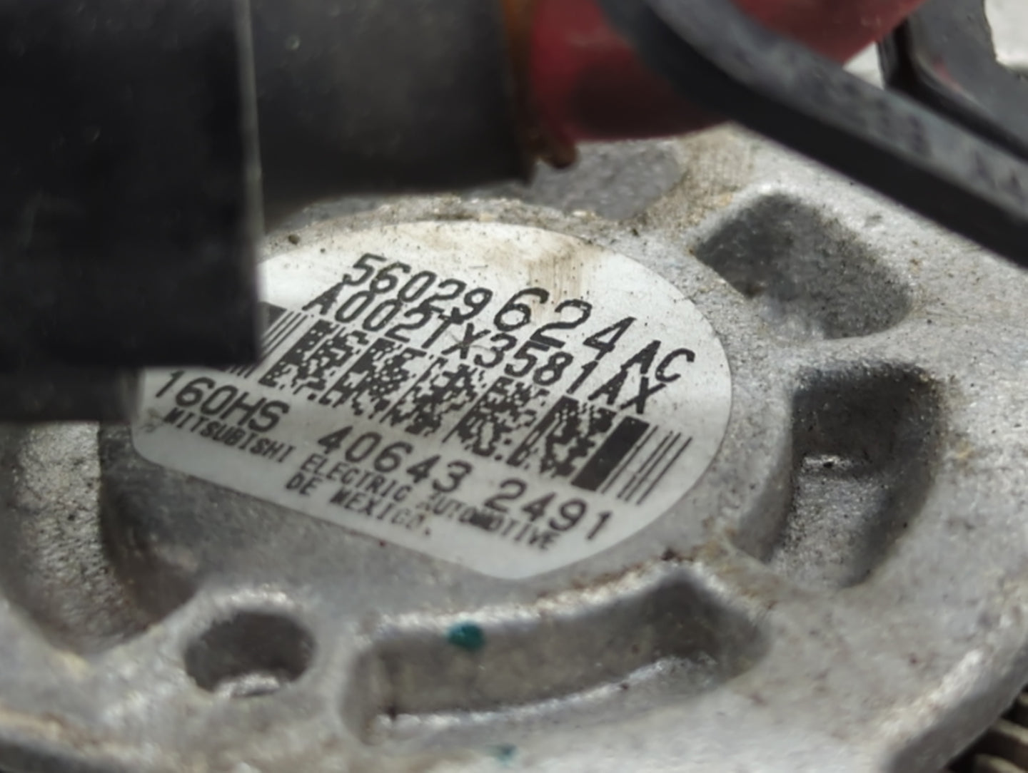 2017-2022 Jeep Compass Alternator Replacement Generator Charging Assembly Engine OEM P/N:56029624AC Fits OEM Used Auto Parts