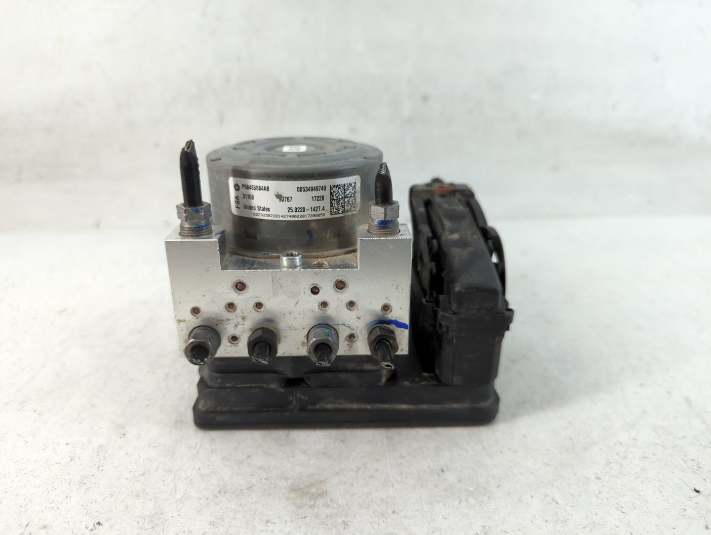 2021 Jeep Compass ABS Pump Control Module Replacement P/N:P68485884AB Fits OEM Used Auto Parts - Oemusedautoparts1.com