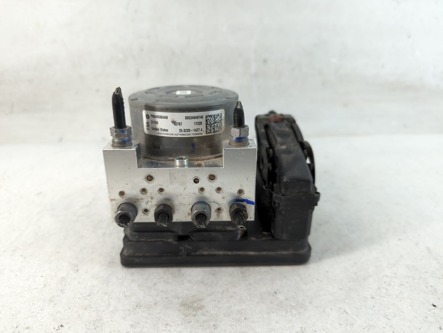 2021 Jeep Compass ABS Pump Control Module Replacement P/N:P68485884AB Fits OEM Used Auto Parts - Oemusedautoparts1.com