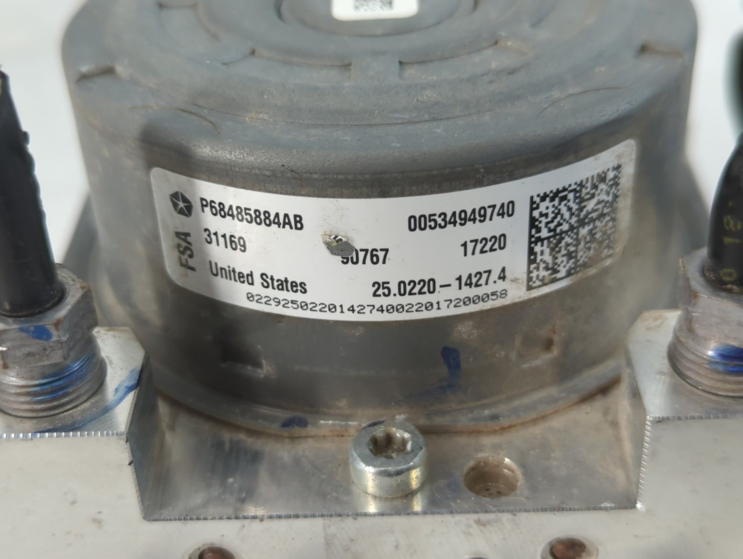 2021 Jeep Compass ABS Pump Control Module Replacement P/N:P68485884AB Fits OEM Used Auto Parts - Oemusedautoparts1.com