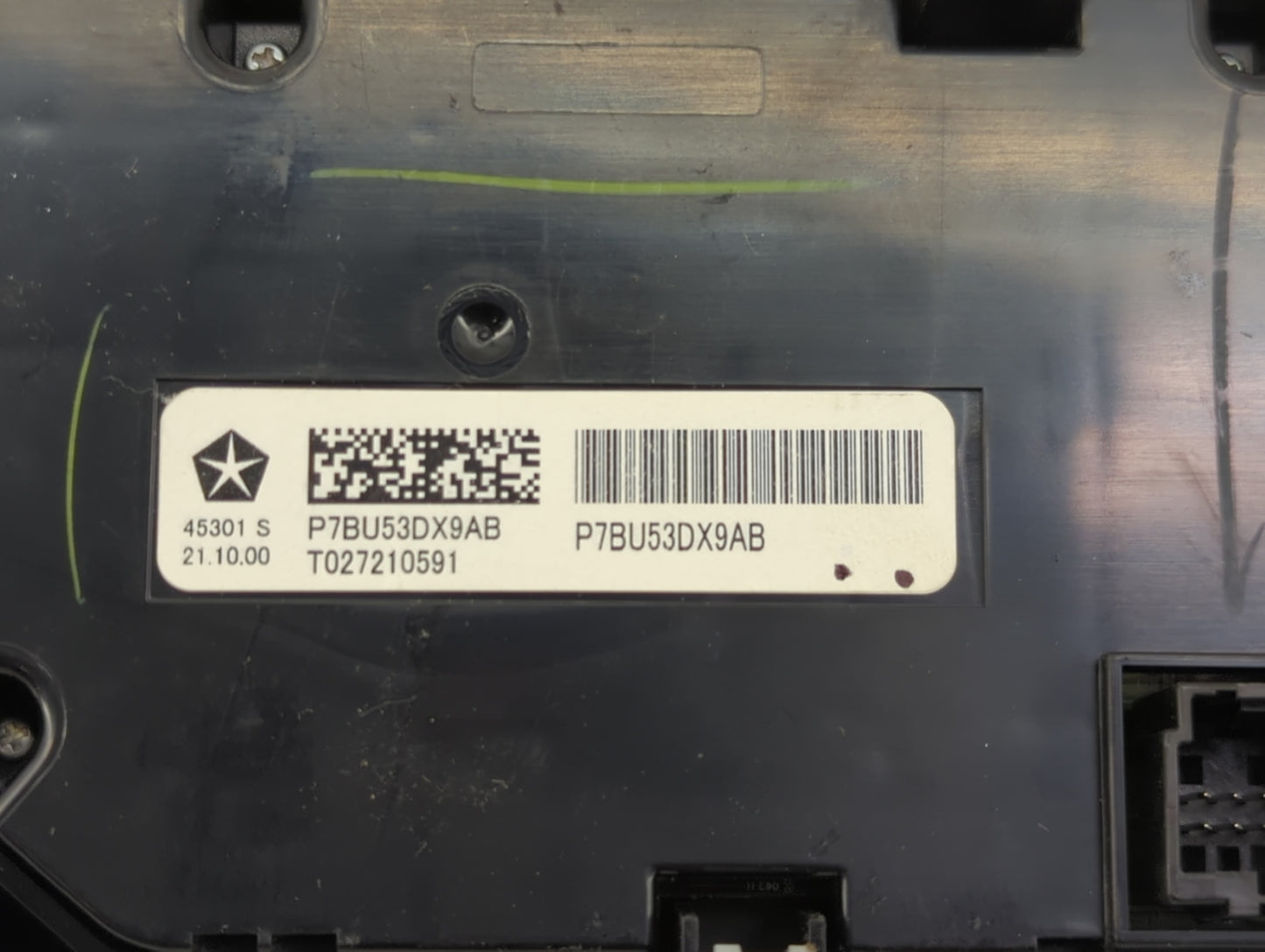 2021-2022 Jeep Gladiator Climate Control Module Temperature AC/Heater Replacement P/N:P7BU53DX9AB Fits Fits 2021 2022 OEM Us