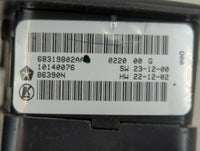 2016-2022 Jeep Grand Cherokee Master Power Window Switch Replacement Driver Side Left P/N:68319802AA Fits OEM Used Auto Part