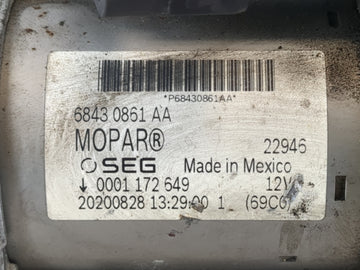 2016-2021 Jeep Grand Cherokee Car Starter Motor Solenoid OEM P/N:6843 0861 Fits Fits 2016 2017 2018 2019 2020 2021 2022 OEM Used Auto Parts