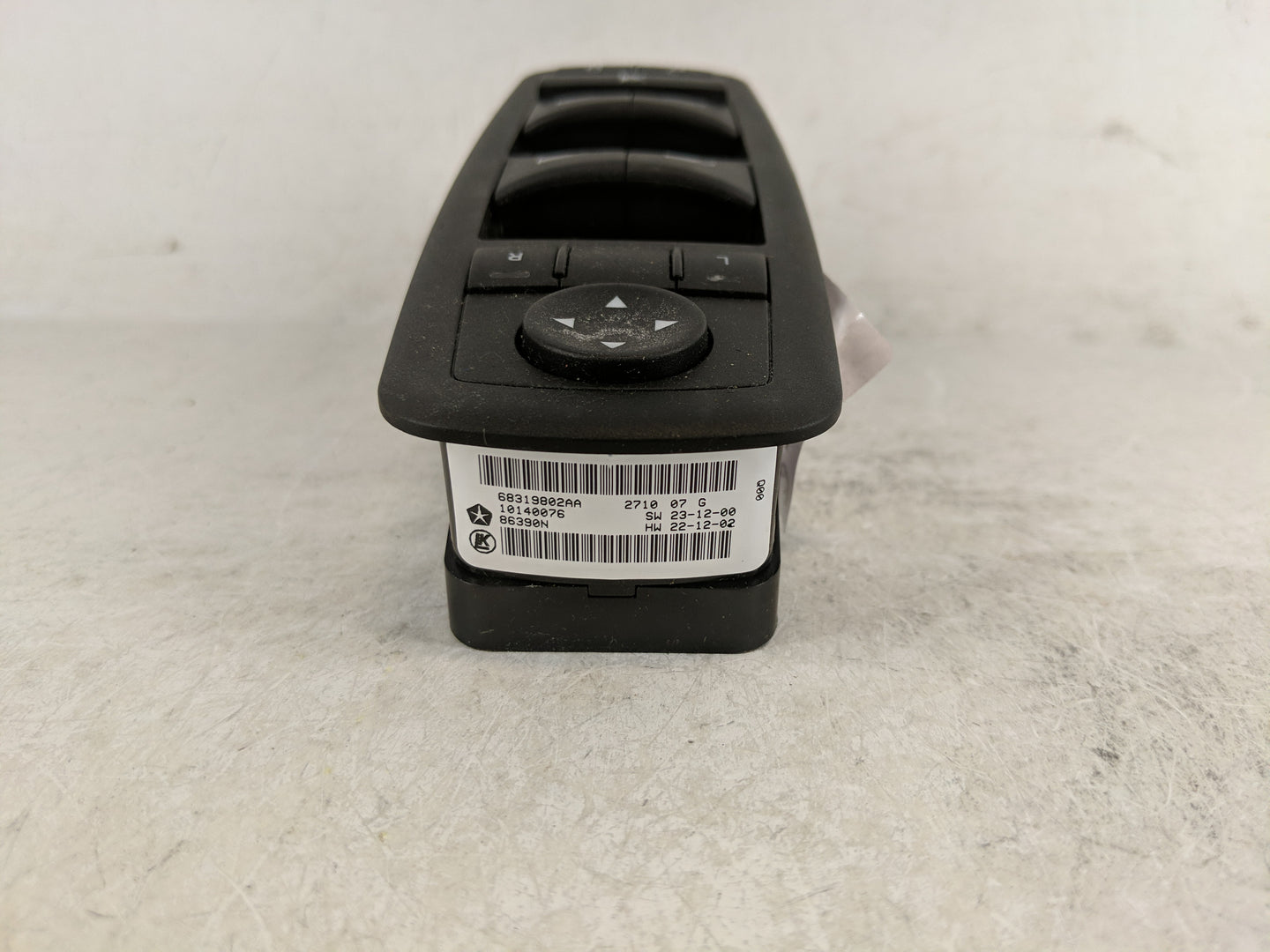 2016-2022 Jeep Grand Cherokee Master Power Window Switch Replacement Driver Side Left P/N:68319802AA Fits OEM Used Auto Part