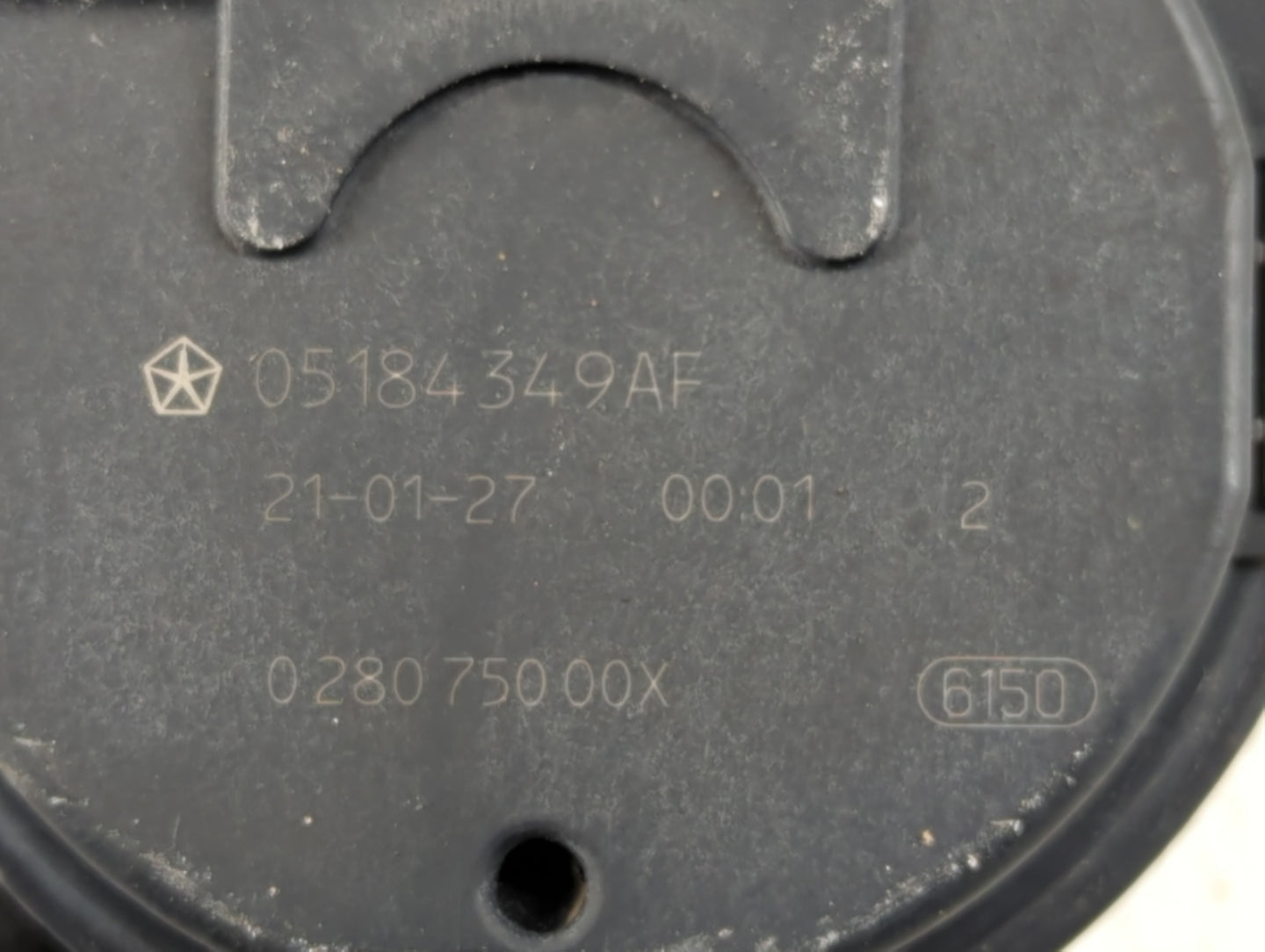 2011-2022 Jeep Grand Cherokee Throttle Body P/N:0 280 750 00X 05184349AF Fits OEM Used Auto Parts - Oemusedautoparts1.com