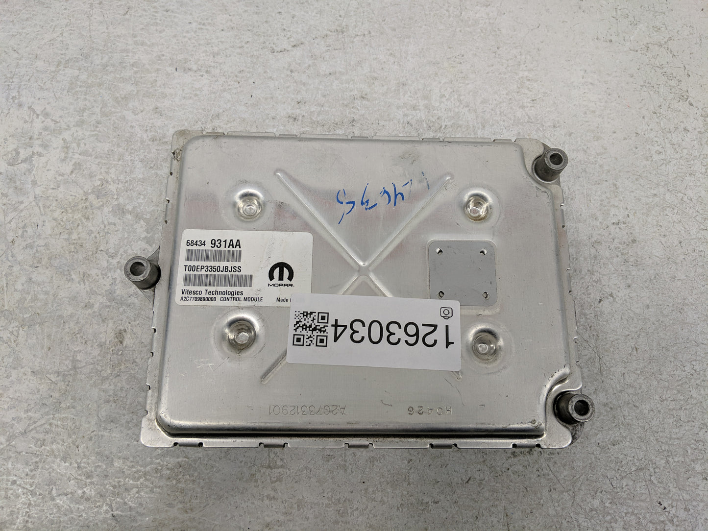 2020-2022 Jeep Grand Cherokee PCM Engine Control Computer ECU ECM PCU OEM P/N:P68504959AD 68434931AB Fits Fits 2020 2021 202