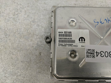 2020-2022 Jeep Grand Cherokee PCM Engine Control Computer ECU ECM PCU OEM P/N:P68504959AD 68434931AB Fits Fits 2020 2021 2022 OEM Used Auto Parts