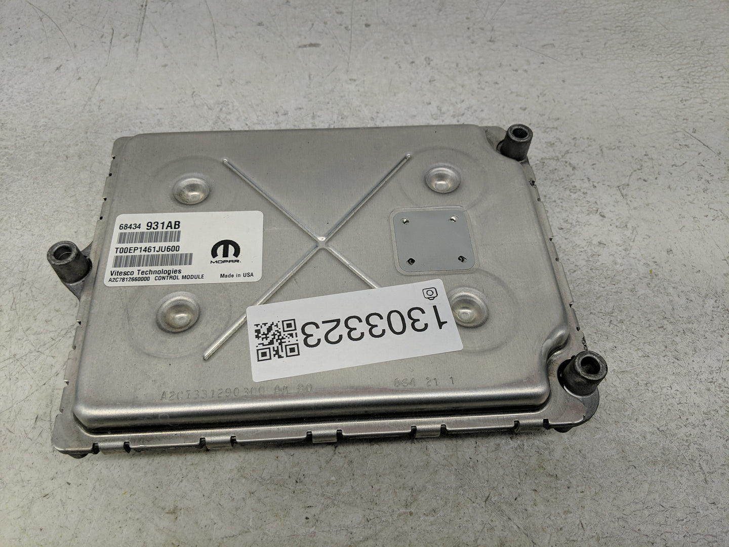 2020-2022 Jeep Grand Cherokee PCM Engine Control Computer ECU ECM PCU OEM P/N:68434931AB Fits Fits 2020 2021 2022 OEM Used A