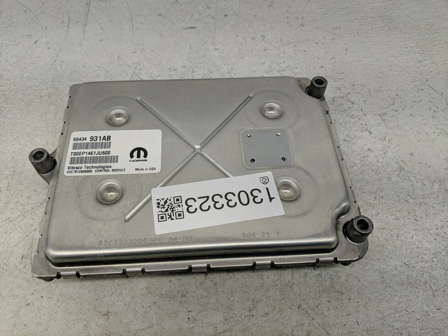 2020-2022 Jeep Grand Cherokee PCM Engine Control Computer ECU ECM PCU OEM P/N:68434931AB Fits Fits 2020 2021 2022 OEM Used A