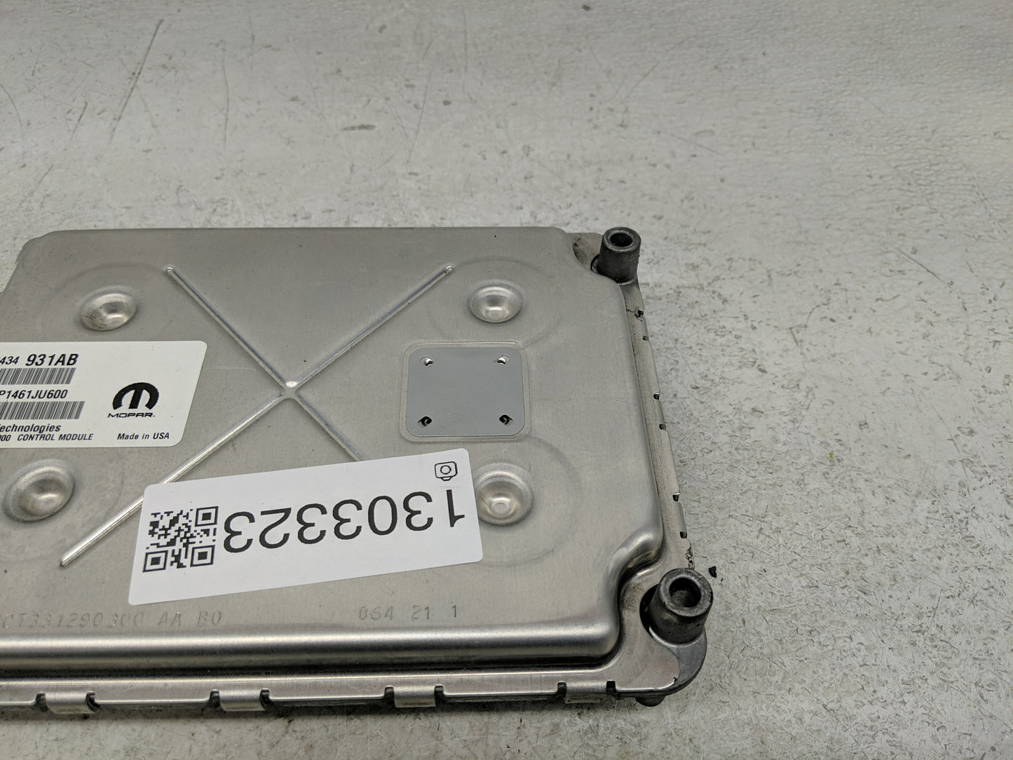 2020-2022 Jeep Grand Cherokee PCM Engine Control Computer ECU ECM PCU OEM P/N:68434931AB Fits Fits 2020 2021 2022 OEM Used A