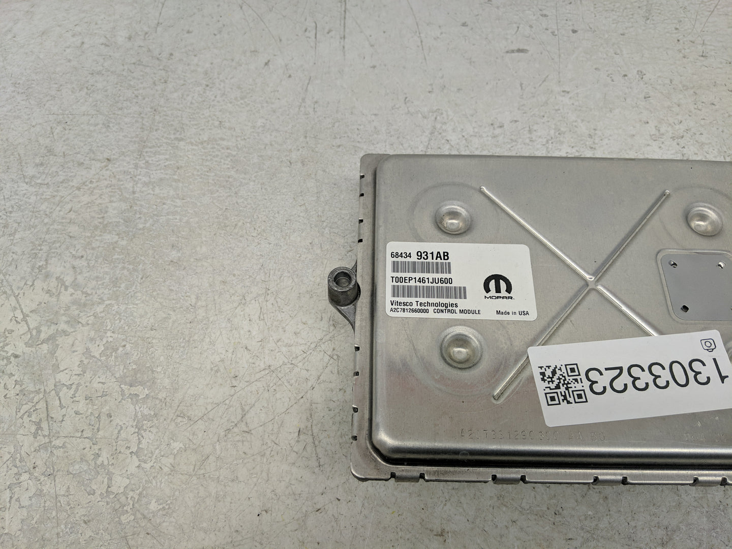 2020-2022 Jeep Grand Cherokee PCM Engine Control Computer ECU ECM PCU OEM P/N:68434931AB Fits Fits 2020 2021 2022 OEM Used A