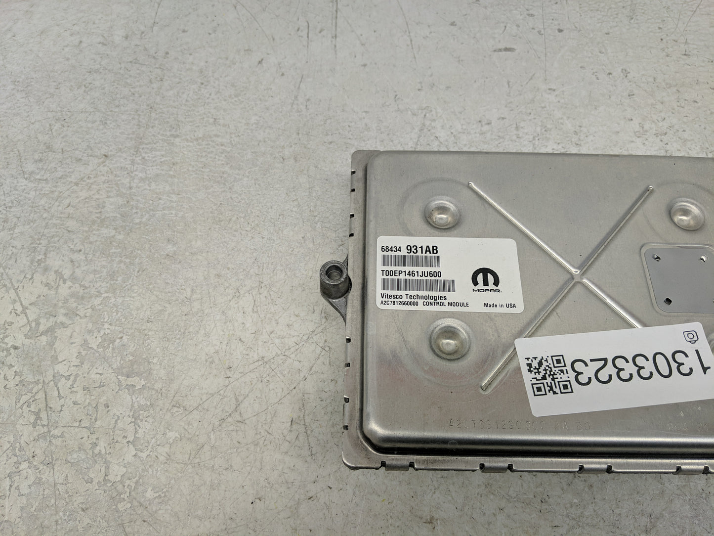 2020-2022 Jeep Grand Cherokee PCM Engine Control Computer ECU ECM PCU OEM P/N:68434931AB Fits Fits 2020 2021 2022 OEM Used A