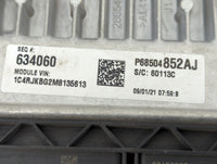 2021-2022 Jeep Grand Cherokee PCM Engine Control Computer ECU ECM PCU OEM P/N:P68504852AJ Fits Fits 2021 2022 OEM Used Auto 