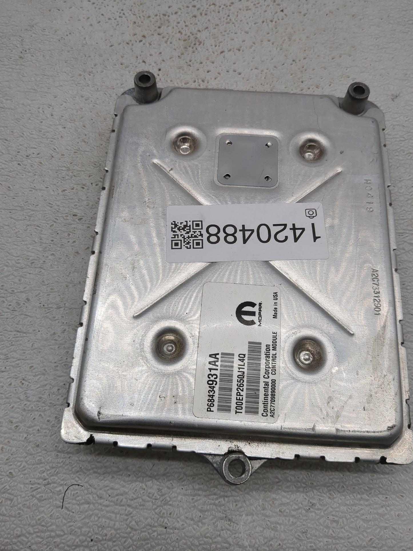 2020-2022 Jeep Grand Cherokee PCM Engine Control Computer ECU ECM PCU OEM P/N:P68504959AD P68434931AA Fits Fits 2020 2021 20