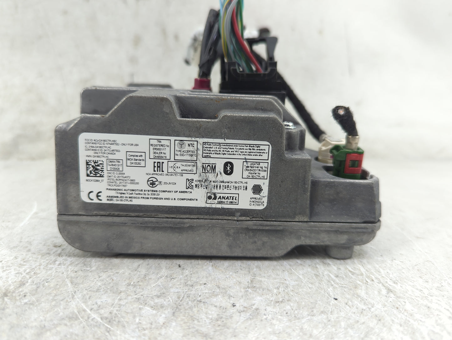 2021-2022 Jeep Grand Cherokee Radio AM FM Cd Player Receiver Replacement P/N:68520192AB P68404384AB Fits Fits 2021 2022 OEM 