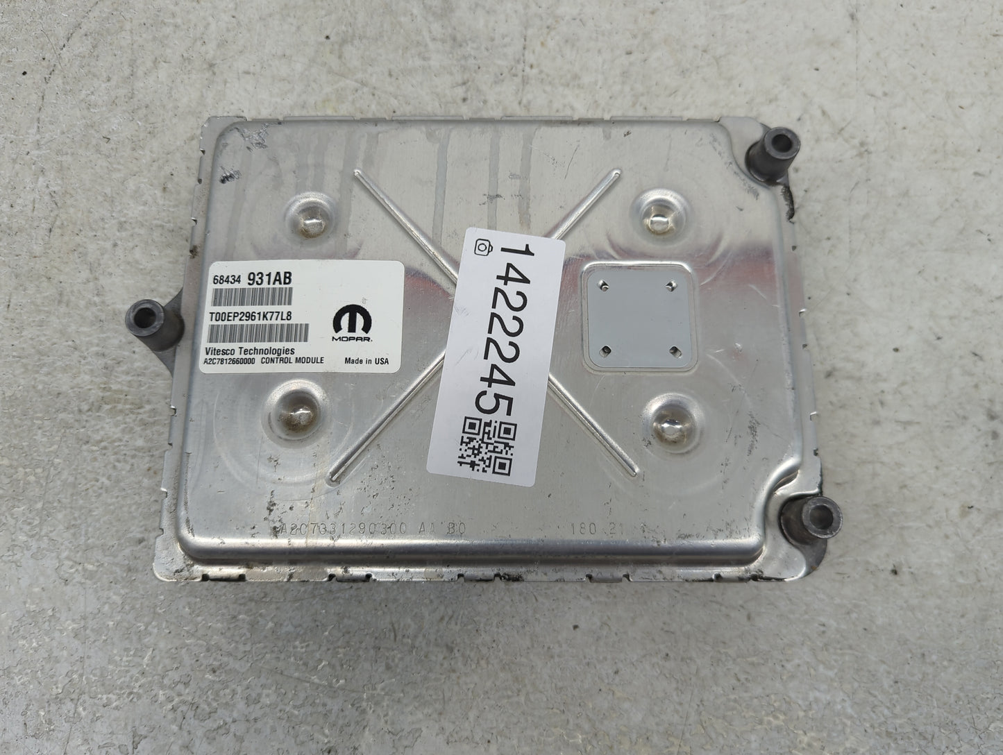 2020-2022 Jeep Grand Cherokee PCM Engine Control Computer ECU ECM PCU OEM P/N:P68504959AD 68434931AB Fits Fits 2020 2021 202