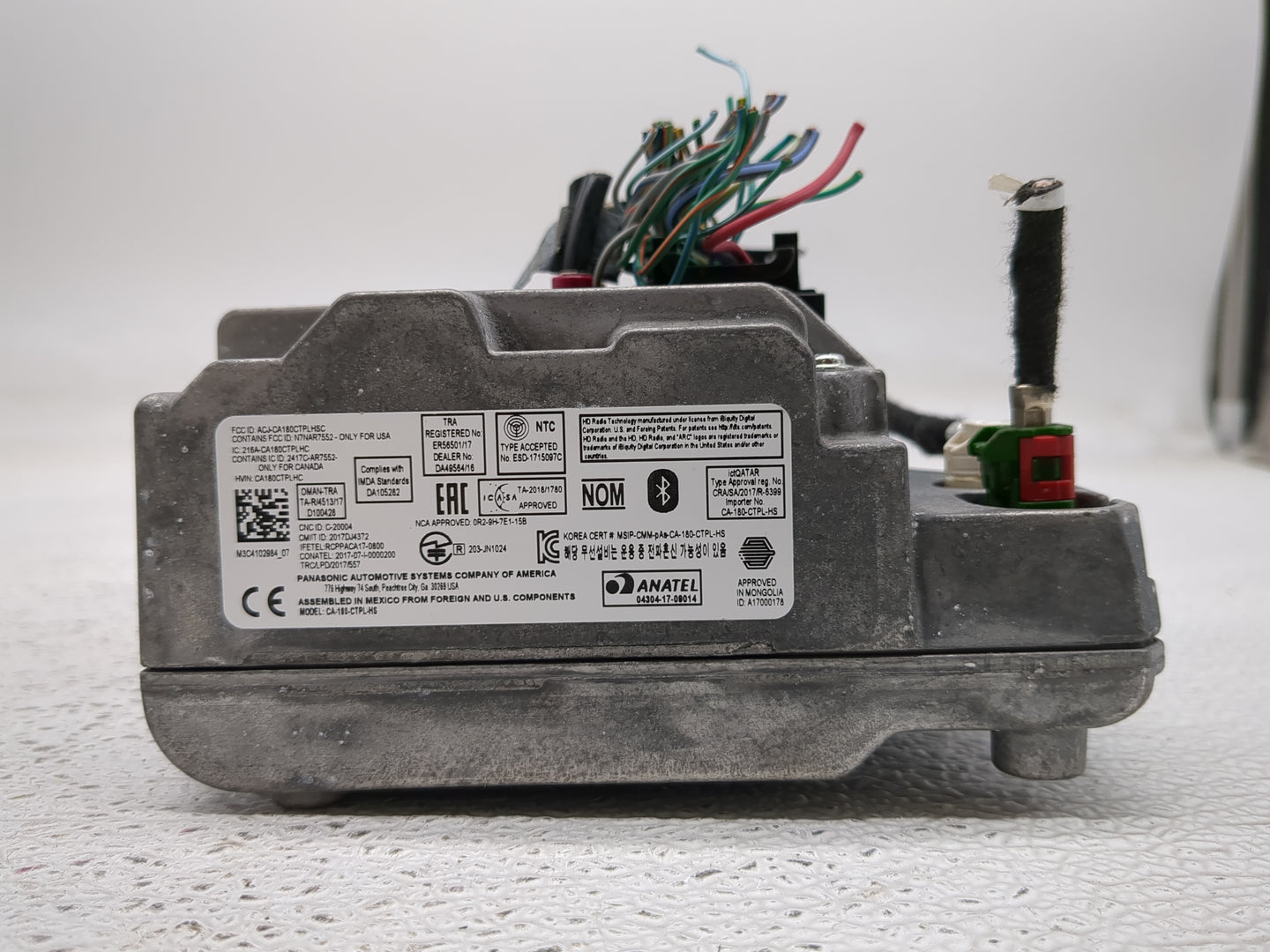 2021-2022 Jeep Grand Cherokee Radio AM FM Cd Player Receiver Replacement P/N:68520192AB CN-SC7AN3GL AC Fits Fits 2021 2022 O